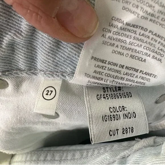 GRLFRND Karolina High Rise Straight Crop in Indio women’s Size 27 - Picture 12 of 13